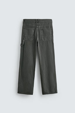 PINSTRIPE BAGGY FIT TROUSERS - Zara фото 8