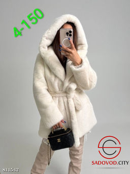 Шуба женская с капюшоном - Bruno фото 2
