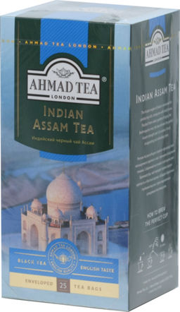 AHMAD TEA. Classic Taste. Indian Assam карт.пачка, 25 пак.