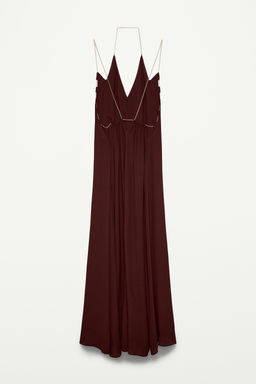 CAMISOLE DRESS WITH CHAIN - THE ITEM ZARA WOMAN  фото 6