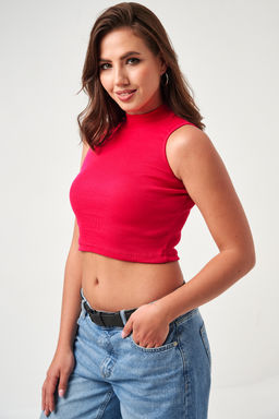 52714 топ укороченный с горлом - Натали фото 90