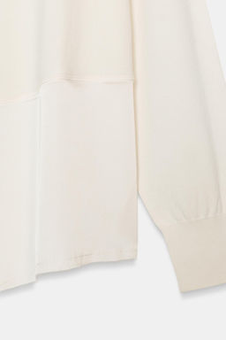 JERSEY PUNTO COMBINADO ASIM?TRICO / Blanco - Zara фото 7