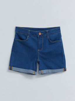 Basic Pamuklu K?z ?ocuk Jean ?ort
