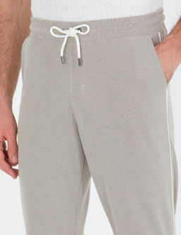 Бежевые спортивные штаны приталенного кроя New - Cacharel фото 5