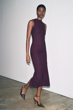 LONG CREPE DRESS