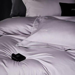 КПБ Mency Winni Mark Cross Бархатный сатин MENWMC005 2 спальный