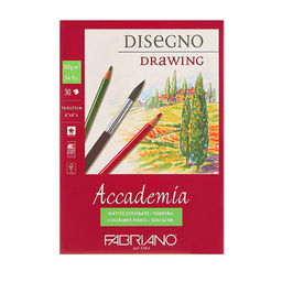 Fabriano Альбом для эскизов Accademia 200 г/м2 A5 14.8 х 21 см склейка с одной стороны 30 л. 41201421