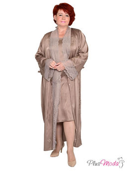 Халат Модель №1589 размеры 44-84 - Plusmoda фото 2
