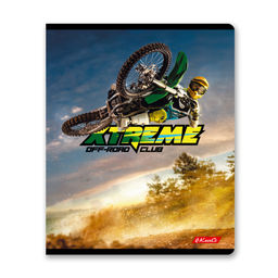 Светоч 80ТСК5_0_2_1 Тетрадь ученическая общая, A5 80 л. на скобе 65 г/кв.м , белизна 100 % 5 шт. клетка 000485 Мотофристайл  фото 6