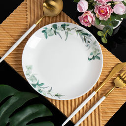 Тарелка десертная Эвкалипт стеклокерамика 19 см LHP-75 (448965) /DANIKS/  фото 3