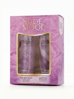 Подарочный набор NUDE MOOD, гель для душа и шампунь для волос, 2?250 мл, аромат ириса и сирени, URAL LAB фото 12