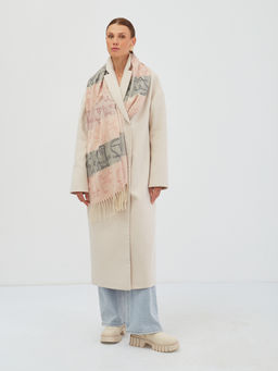 В составе шерсть. Большой теплый двусторонний палантин - Tantino фото 2