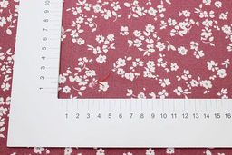 Штапель Цветочный вихрь цв.лилово-розовый, СОРТ2, ш.1.45м, вискоза-100%, 100гр/м.кв - Купава фото 13