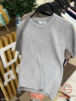 Футболка женская однотонная