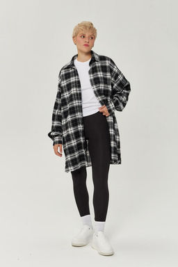 Рубашка-кейп в клетку KUB