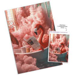 ФРЕЯ Пазл 1000 элемент. PZL-1000/82 Фламинго на релаксе