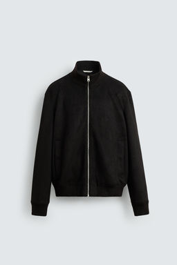 FAUX SUEDE REGULAR FIT JACKET - Zara фото 6
