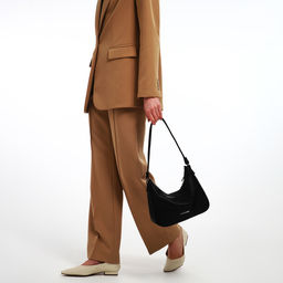 Сумка женская TEXTURA, багет, маленький размер, цвет чёрный  фото 12