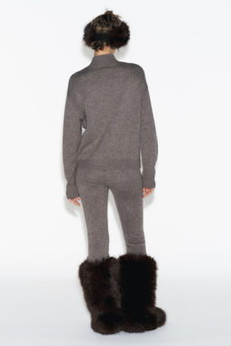 FLARE TROUSERS 90% WOOL SKI COLLECTION - Zara фото 11