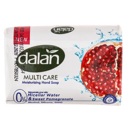 Цена за 6 шт. Мыло туалетное твердое Dalan Multi Care 75г, Мицеллярная вода и Гранат (Турция)