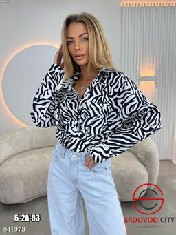 Рубашка женская с принтом