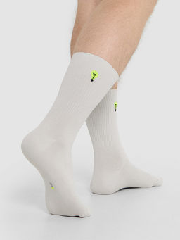 Цена за 5 пар! Носки мужские серые с рисунком в виде лампочки - Mark formelle фото 2