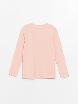 Bisiklet Yaka Bask?l? Uzun Kollu K?z ?ocuk Pijama Tak?m? - Waikiki фото 3