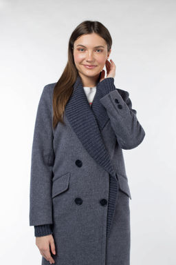 01-09756 Пальто женское демисезонное - El podio фото 6