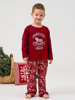 Пижама 100% хлопок мужская Лошадка - Оптима фото 11