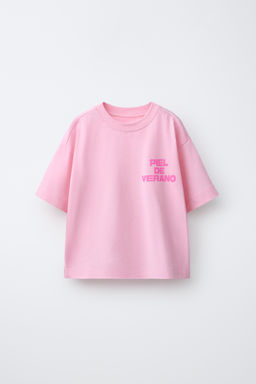 CAMISETA ESTAMPADO TEXTO / Rosa vigor? - Zara фото 2