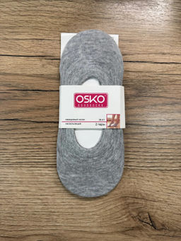 BK1102 Носки, 2 пары СЕРЫЙ