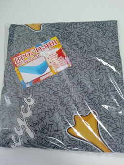 Простынь на резинке Поплин 90*200*20