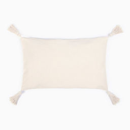 Наволочка декоративная Этель Бохо, 30х50 см, цвет молочный, 100% хлопок  фото 3