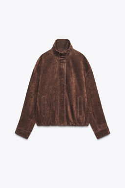 SUEDE LEATHER JACKET - Zara фото 3