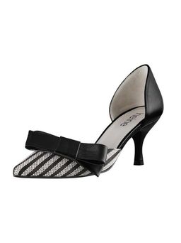 Туфли, черные-охра