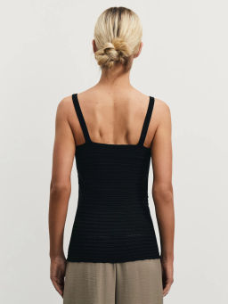 Вязаный топ из вискозы / Zarina  фото 5