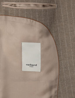 Vizon Slim Fit _izgili K_rlang__ Yaka Tak_m Elbise - Cacharel фото 6