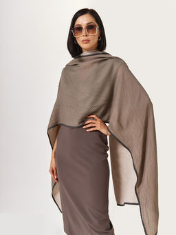 Палантин ВИСКОЗА с ШЕЛКОМ - Tantino фото 4