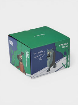 Кружка 500 мл "Жил был пес"