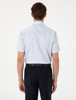 A__k Mavi Regular Fit Uzun Kollu Basic G_mlek