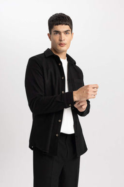 Рубашка Lumberjack с длинным рукавом стандартного кроя - Defacto фото 4