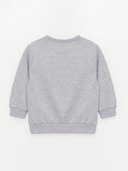 Bisiklet Yaka Uzun Kollu Erkek Bebek Sweatshirt ve E?ofman Alt 2li Tak?m - Waikiki фото 3