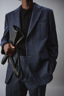 BLAZER TRAJE ESTRUCTURA / Azul / ?ndigo - Zara фото 5