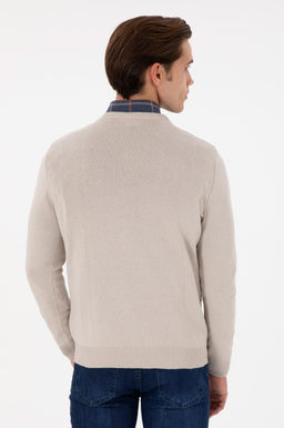 Erkek Slim Fit V Yaka Ta_ Basic Kazak - U.s. polo assn фото 5
