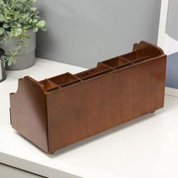 Шкатулка для украшений, косметики, дерево, 2 ящика, коричневый, 35×16.5×17 см