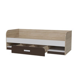 Кровать с ящиком Арабика, 2035х840х660, Дуб Ривьера/Белый-Арабика - Simaland фото 2