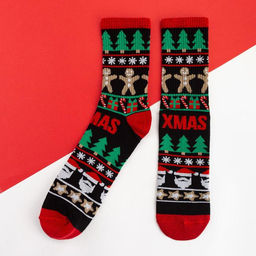 Носки новогодние мужские KAFTAN Xmas mood, размер 41-44 (27-29 см)