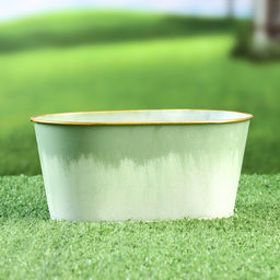 Кашпо «Ведёрко Генри», 11×19×9 см, зелёный