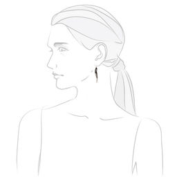 Серьги из белого металла - Модные истории фото 2