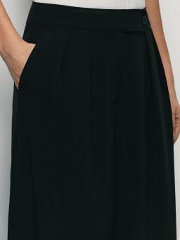 Широкие брюки с вискозой в составе / Zarina фото 5